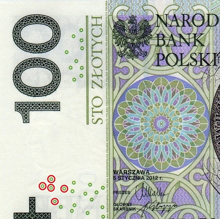 Konstelacja EURion zapobiega nielegalnemu kopiowaniu banknotów
