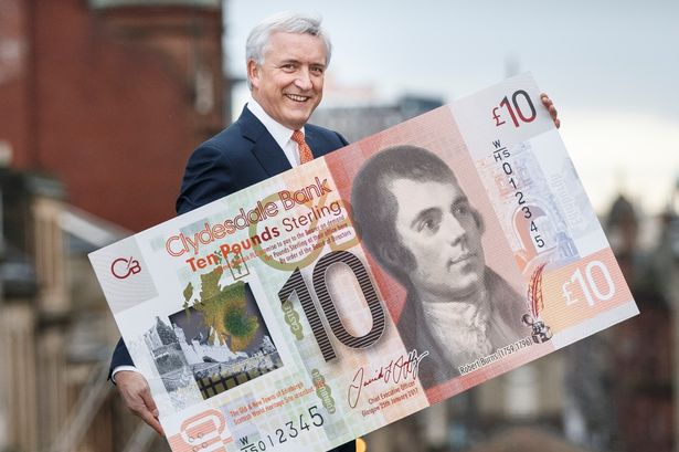 Szkocja: Clydesdale Bank wprowadzi do obiegu nowy banknot polimerowy o nominale 10 funtów