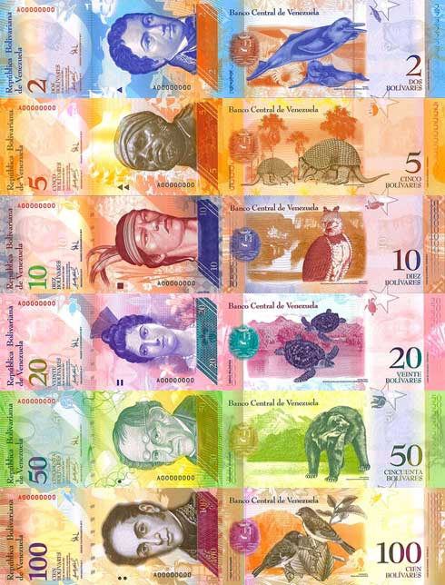Wenezuela planuje wprowadzić do obiegu banknoty o nominałach 500 i 1000 bolivarów