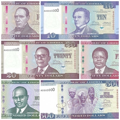 Liberia wydała nową serię banknotów