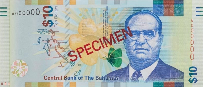 Bahamy wprowadziły nowy banknot obiegowy o nominale 10 dolarów