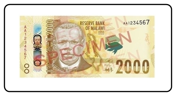 Malawi wprowadzi do obiegu nowy banknot o nominale 2000 kwacha