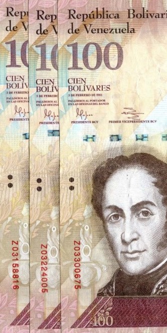 Wenezuela w ciągu kilku dni wycofa z obiegu banknot o nominale 100 bolivarów