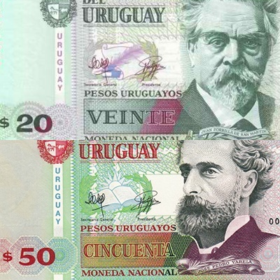 Urugwaj zmodernizował banknoty obiegowe o nominałach 20 i 50 peso