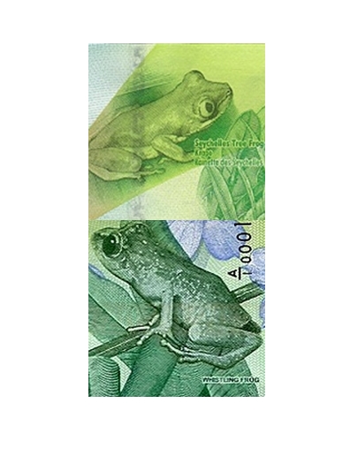 Ciekawe motywy na banknotach: Żaby