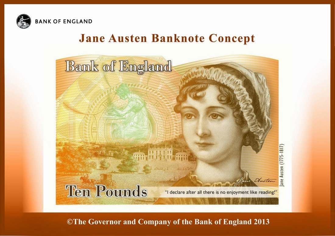 Wielka Brytania: W lipcu 2017 roku poznamy wizerunek nowego banknotu obiegowego o nominale 10 funtów