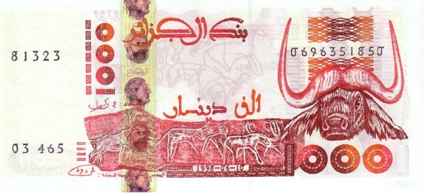 Algieria zmodernizuje banknot obiegowy o nominale 1000 dinarów