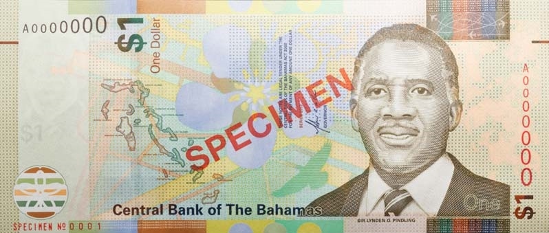 Bahamy wydały nowy banknot obiegowy o nominale 1 dolara