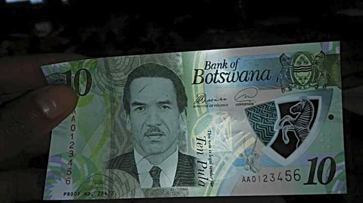 Botswana wprowadzi do obiegu nowy banknot polimerowy o nominale 10 pula