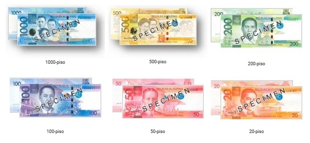 Filipiny wydają zmodernizowaną serię banknotów obiegowych