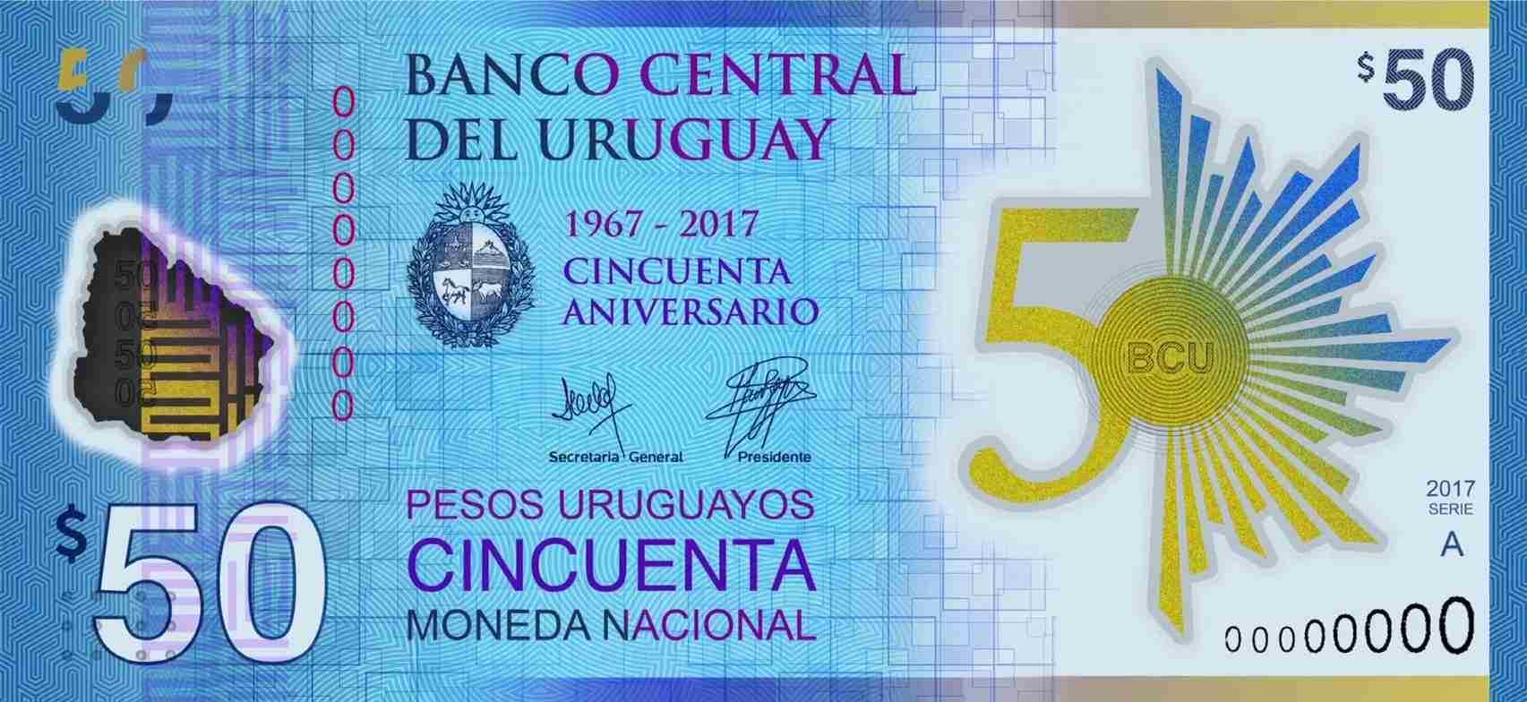 Urugwaj ujawnił wizerunek nowego banknotu okolicznościowego