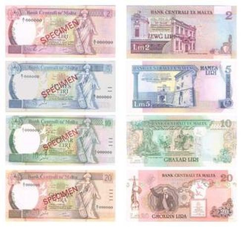 Malta przypomina o terminie wymiany banknotów piątej serii