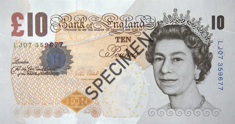 Anglia wycofuje z obiegu papierową wersję banknotu o nominale 10 funtów