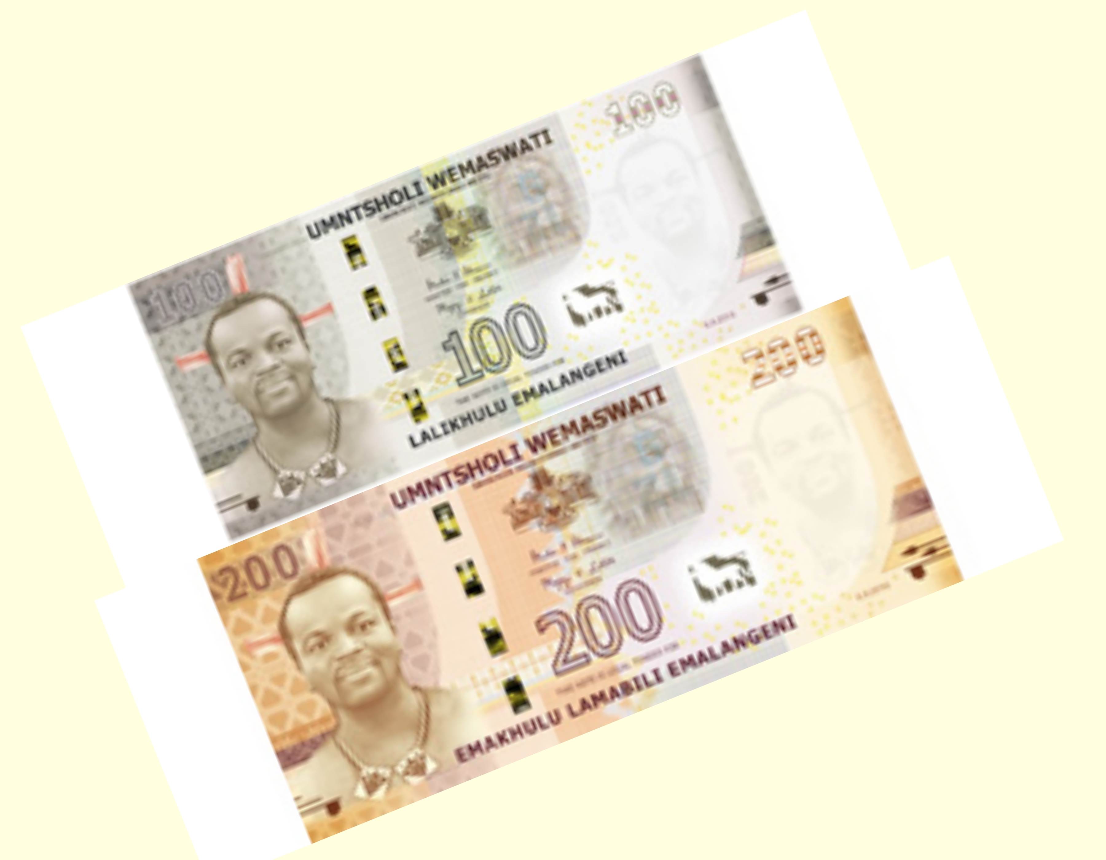 Suazi wydaje nowe banknoty obiegowe o nominałach 100 i 200 emalangeni