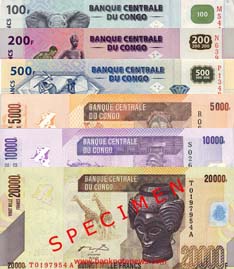 Demokratyczna Republika Konga wyda nową serię banknotów