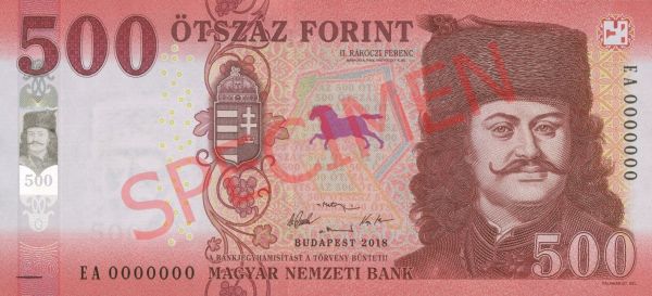Węgry zmodernizują banknot obiegowy o nominale 500 forintów