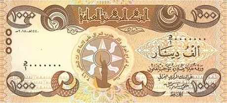 Irak wydał nowy banknot obiegowy o nominale 1000 dinarów