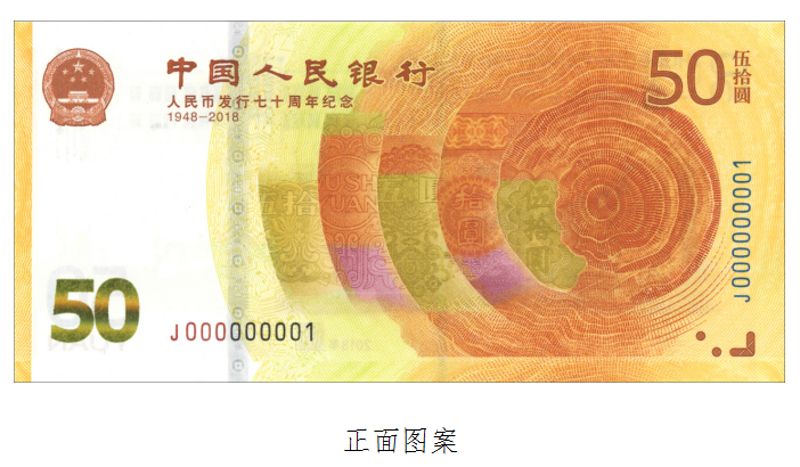 Chiny wyemitują nowy banknot okolicznościowy o nominale 50 juanów