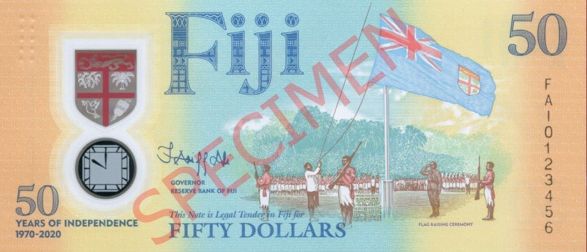Fidżi wydało nowy banknot okolicznościowy o nominale 50 dolarów